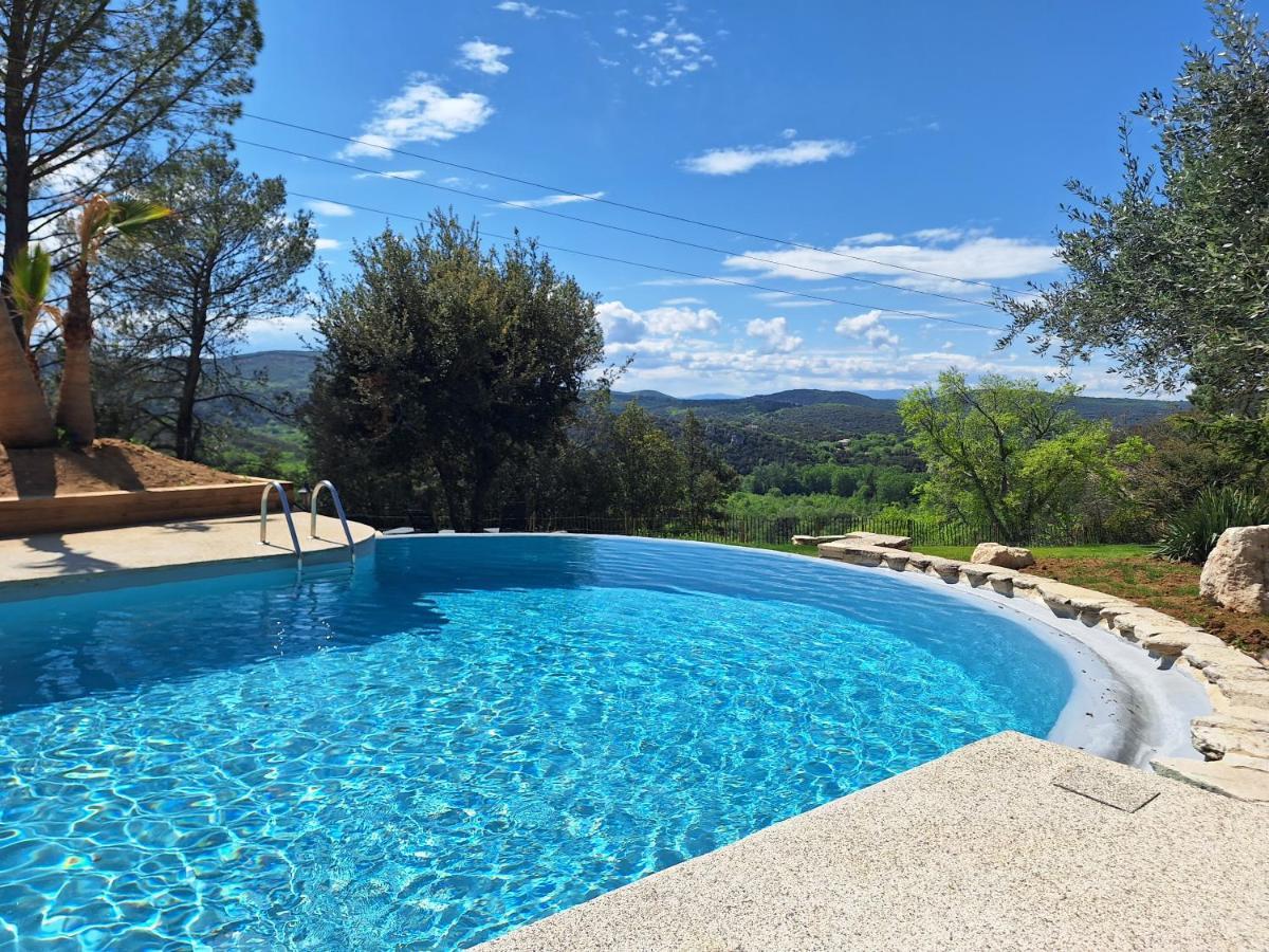 Hotel Restaurant Clos Des Sullys Montclus  Εξωτερικό φωτογραφία