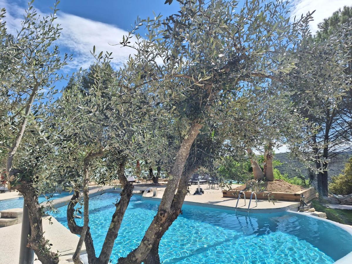 Hotel Restaurant Clos Des Sullys Montclus  Εξωτερικό φωτογραφία